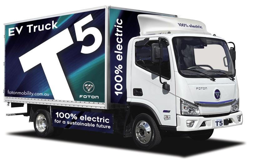Foton’s first electric trucks charging into WA