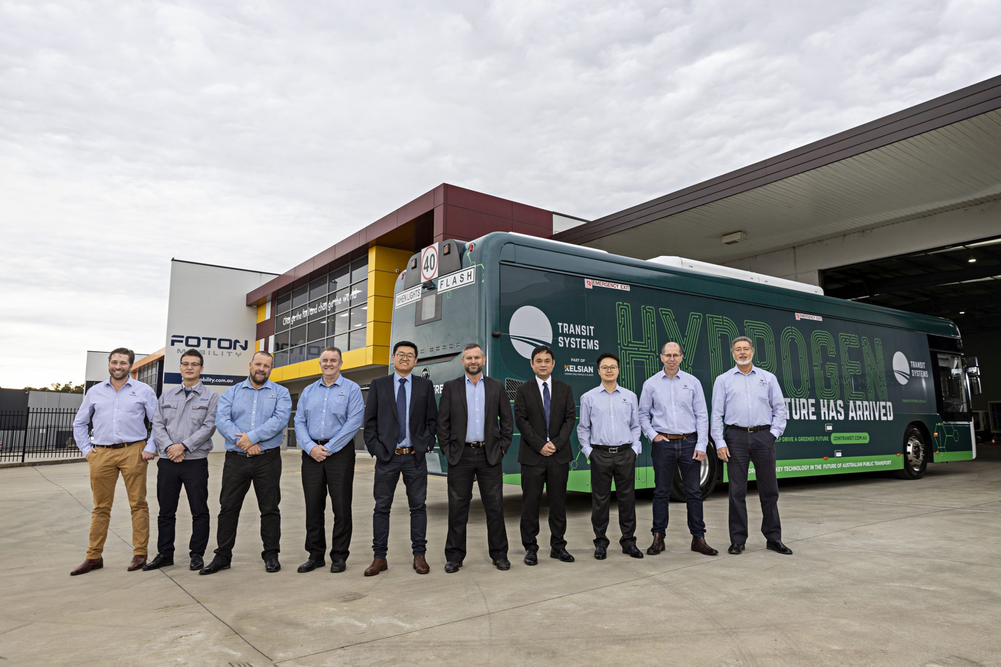 Australian first: Foton Mobility Hydrogen City buses arrive for Transit Systems Australia
