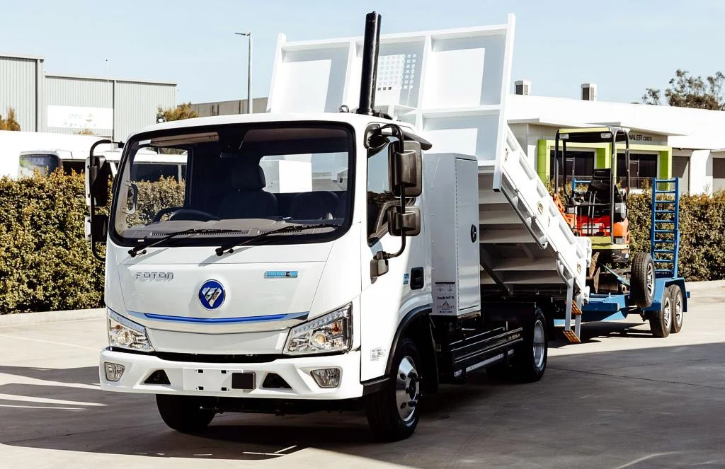 Foton launches new T5 EV Tipper