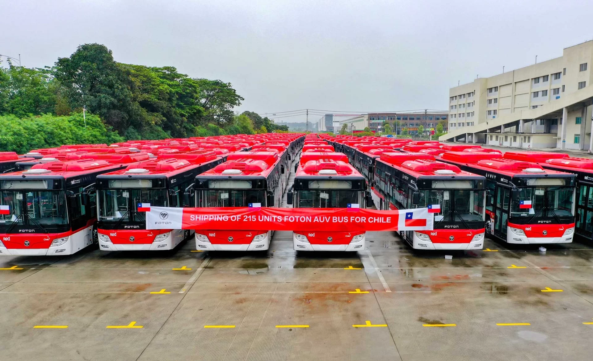 215 Electric Buses for Chile